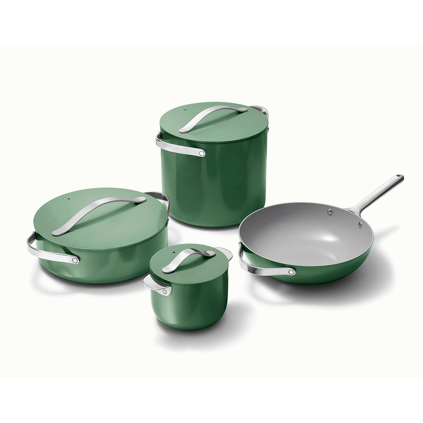 Caraway Ceramic Non-Stick Cookware Set Plus, Sage