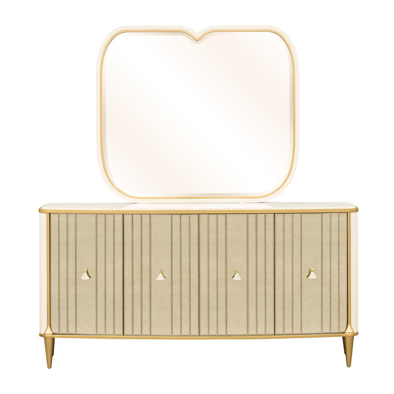 Scotts Square Sideboard With Wall Mirror