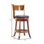Tabouret de bar pivotant en bois massif-69426626-69426627