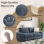 Canapé modulaire avec rangement pour sièges, canapé en chenille confortable pour le salon, le bureau, le siège profond, le chargement USB, avec housse amovible, canapé 3 places-102673626-108995614