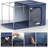Sorbus Medium Storage Box Foldable with Window & Handles-1509195349-1509195355