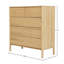 Commode 5 tiroirs Lylis, chêne clair