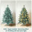 Arbre de Noël artificiel épinette bleu pré-éclairé-696909690