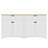 Mid-Century Buffet Cabinet with Rustic Handles-1383042610