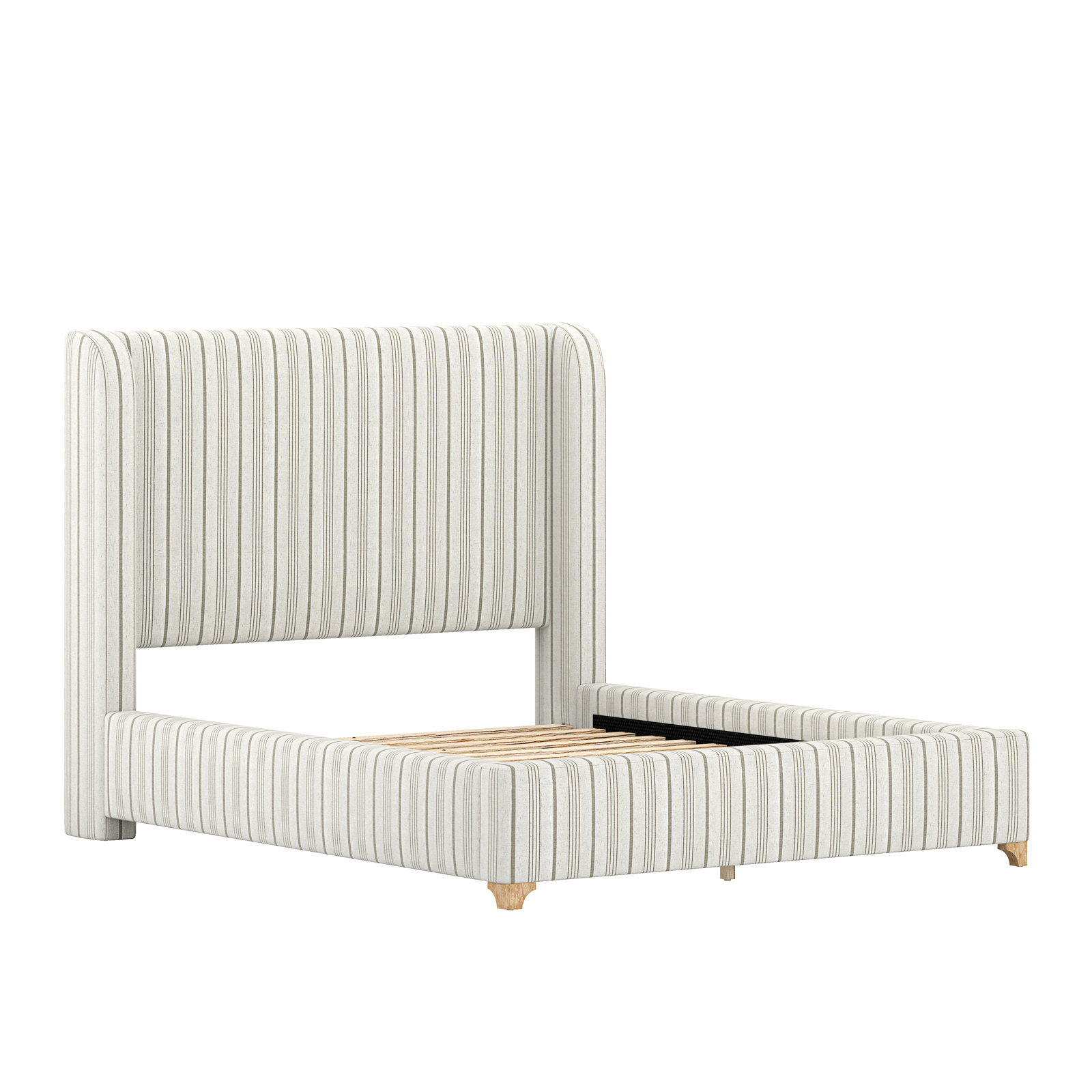 Cove Upholstered Bed, Queen
