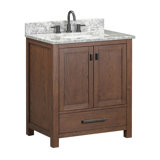 Modero 30" Single Bathroom Vanity with Top