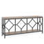 Très longue table d'appoint 70,86 po, console 2 niveaux-210379293