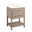 24" Robertson Single Bathroom Vanity Set with Oval Undermount Sink-75247254-75247255-75247260