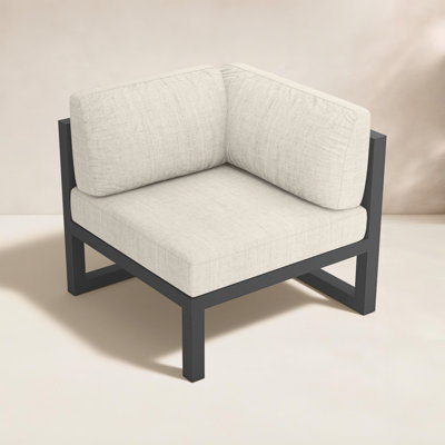 Smith Powder Coated Aluminum Outdoor Lounge Chair , Sunbrella® Cushions Included
