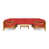 Teak Frame / Red Cushion