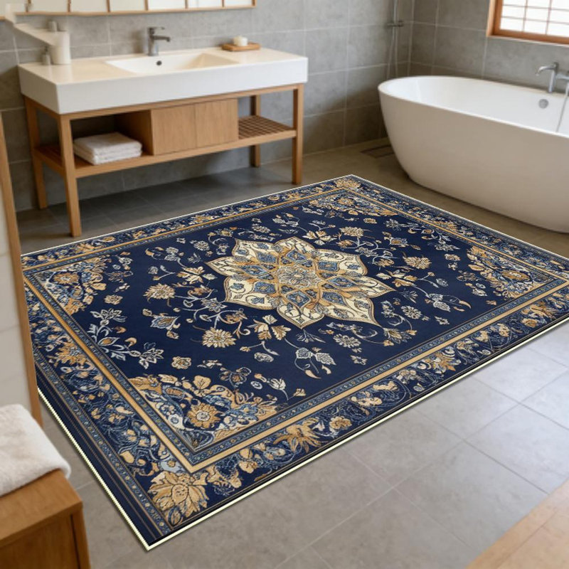 Persian Pattern Area Rug, Soft And Lightweight, Suitable For All Seasons, Easy To Maintain And Easy To Clean, Machine Washable Carpet Floor Mat, Suitable For Living Room, Bedroom, Dining Room, Hallway, Balcony, Room Decor, Home Decor, Outdoor Decor