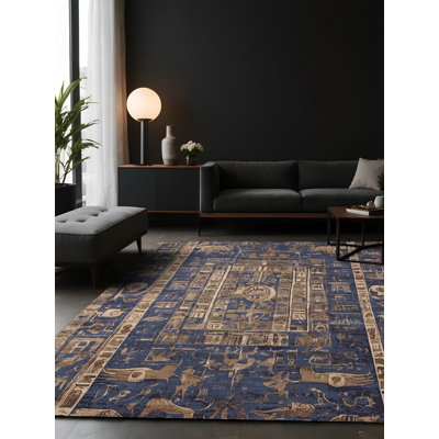 Tapis mauve soyeux et moelleux
