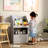 Bookshelf With Toy Storage Cabinet