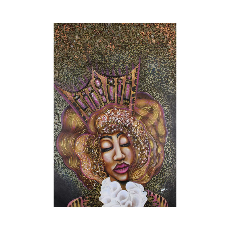 Princess Lola In Wonderland by Ashley Joi - Print on Canvas, 20.32 cm H x 30.48 cm W, Wrapped Canvas