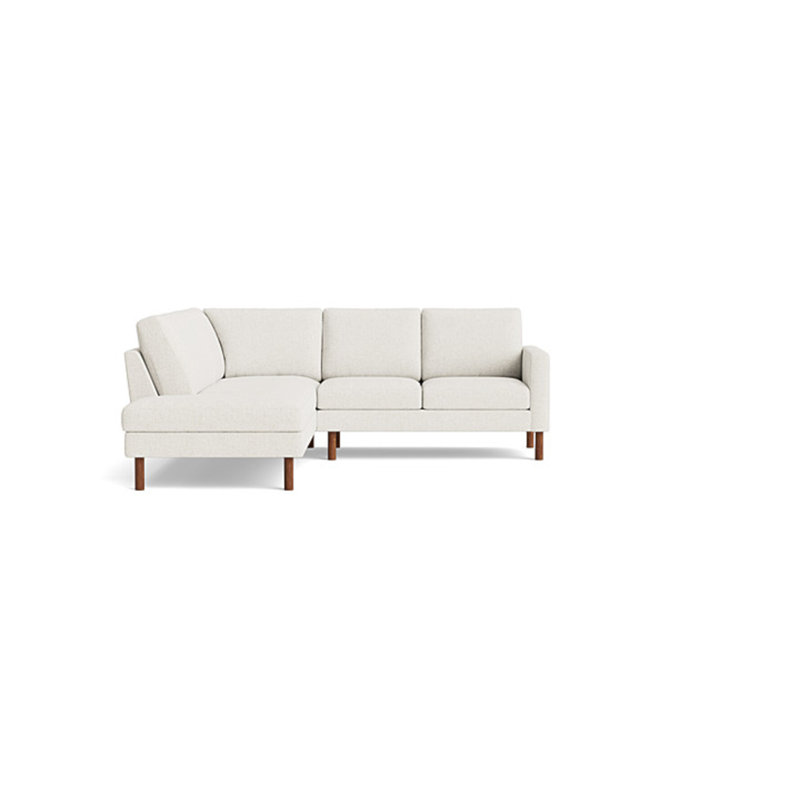 Laguna Sectional, Performance Weave - Zinc, Left Hand Facing