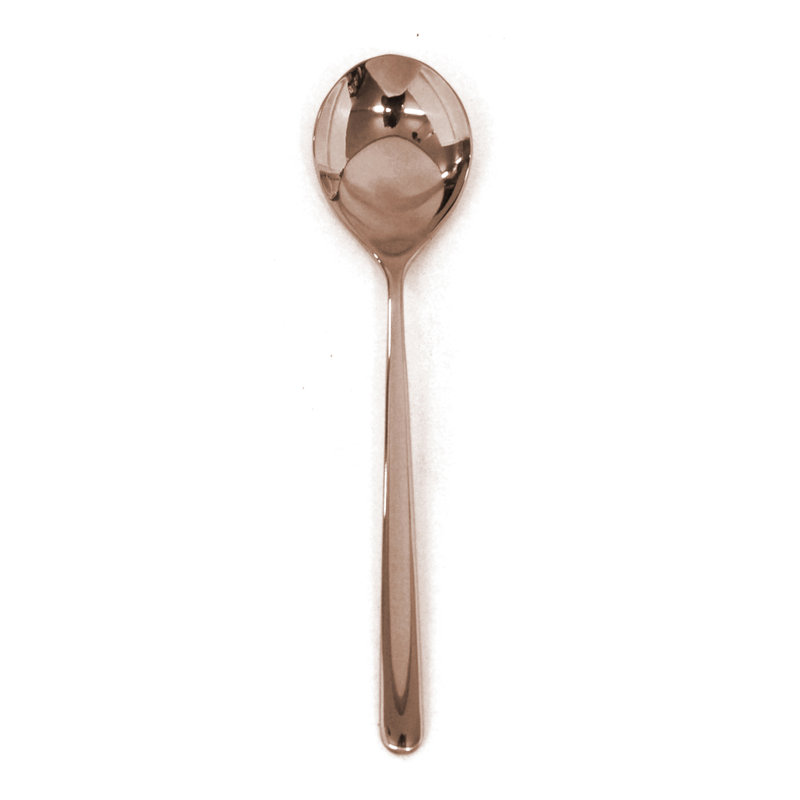 Linea Dessert Spoon, Bronzo