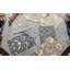 Hand Tufted Wool Floral Area Rug in Blue-6707370