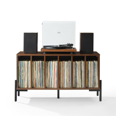 Greenwich Medium Record Storage Console by Latitude Run