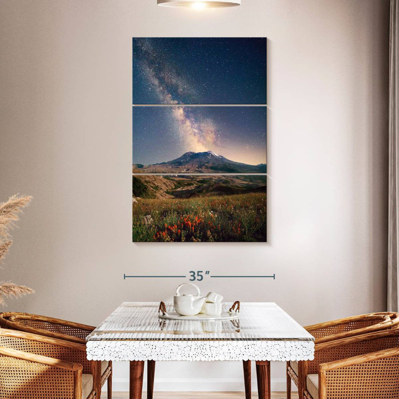 Oberle Mount St Helens Milky Way, 65" H x 42" W