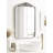 Hiciano Metal Rectangle Mirror-1361283120