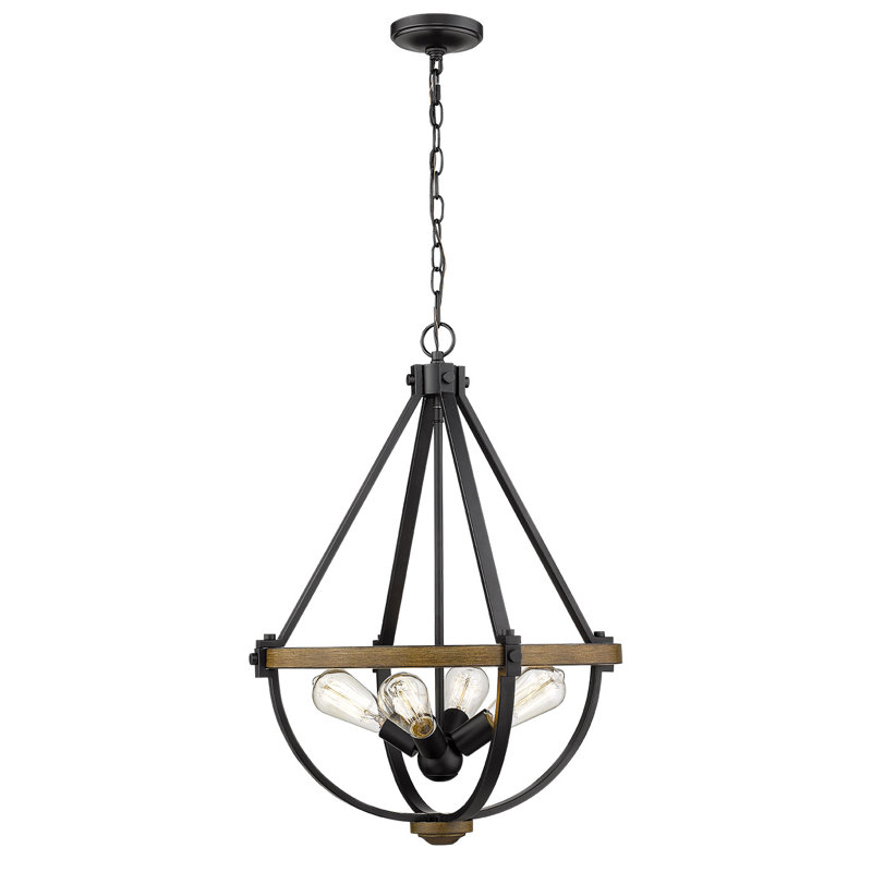 Ellijay 4 - Light Dimmable Empire Chandelier