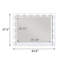 Miroir rectangulaire blanc Laititia
