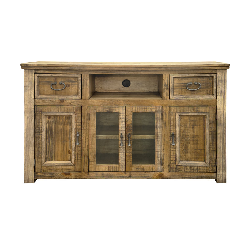 Meuble télé 60 po avec 2 tiroirs et 4 portes Montana