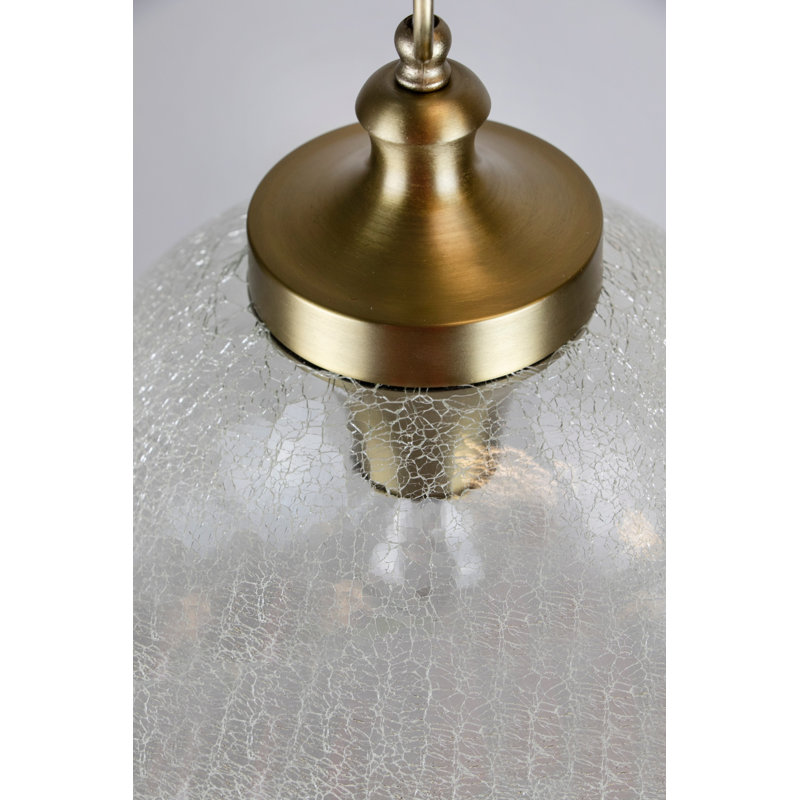 Forbis 1 - Light Plated Gold Single Pendant