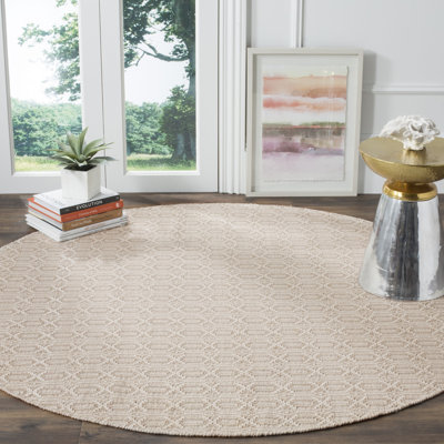 Bester Hand Woven Cotton Geometric Rug