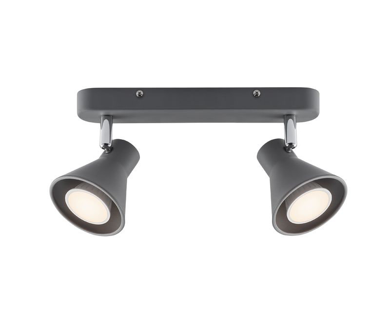 Eik Flush Mount, Grey