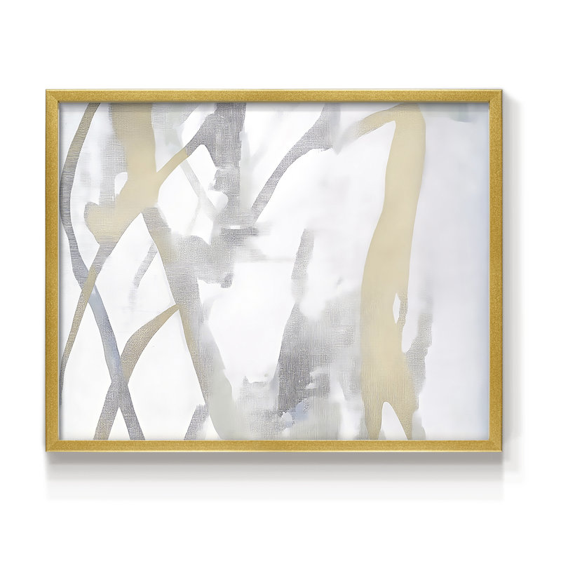 Abstrait, série Lxxx, reproduction encadrée, H 16 po x l 20 po