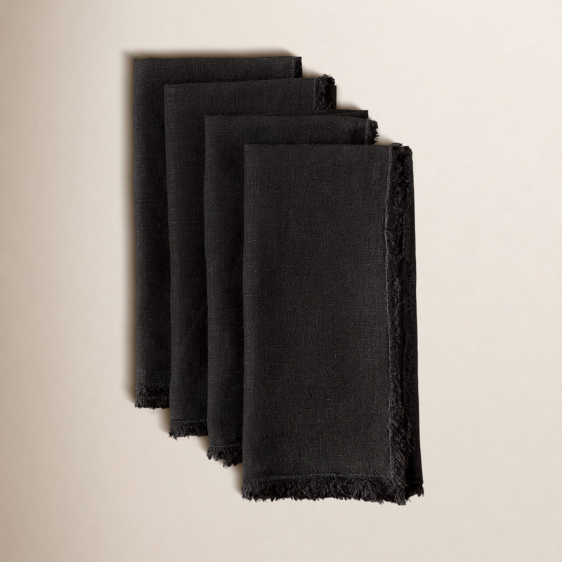Serviette Zadia, Noir