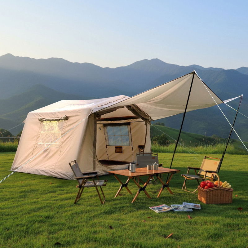 Tentes gonflables 8 M² pour camping avec auvent