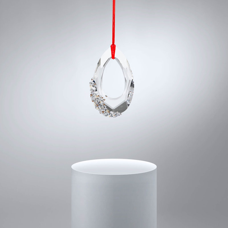 Trinity 1 - Light LED Pendant, Polished Chrome/Red Rope