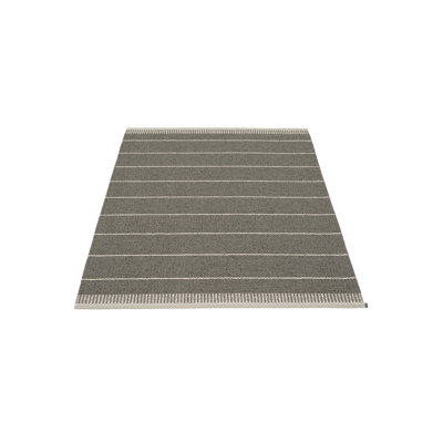 Belle Hand Loomed Striped Area Rug in Shadow
