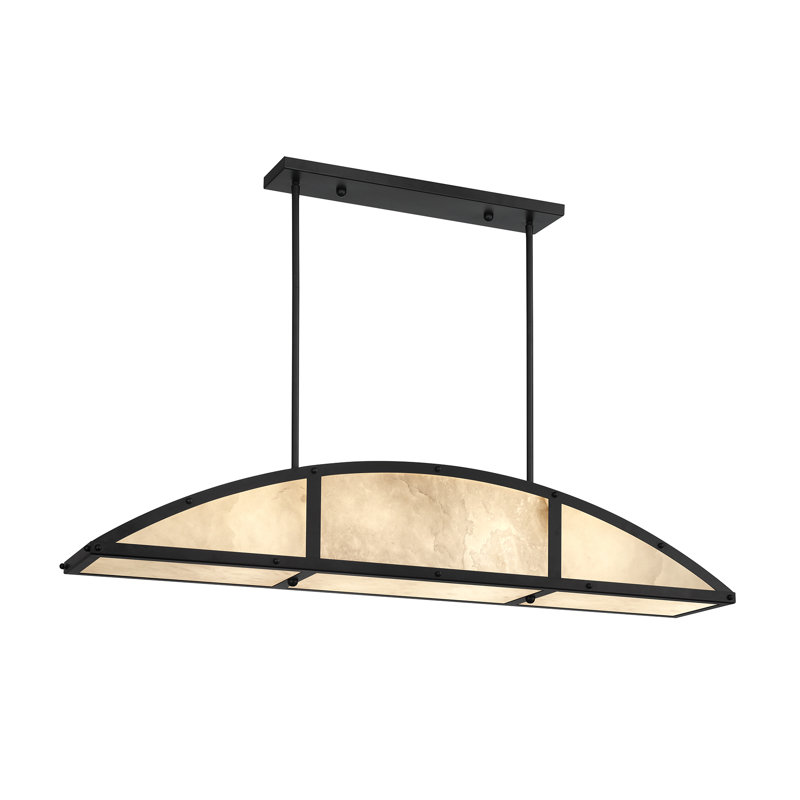 Lustre linéaire moderne à 4 lumières à intensité variable Legacy