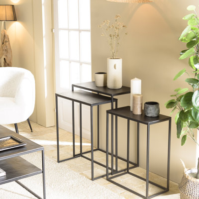 3 Piece Side Table Set