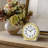 QHE199GLH Alarm Clock, Golden
