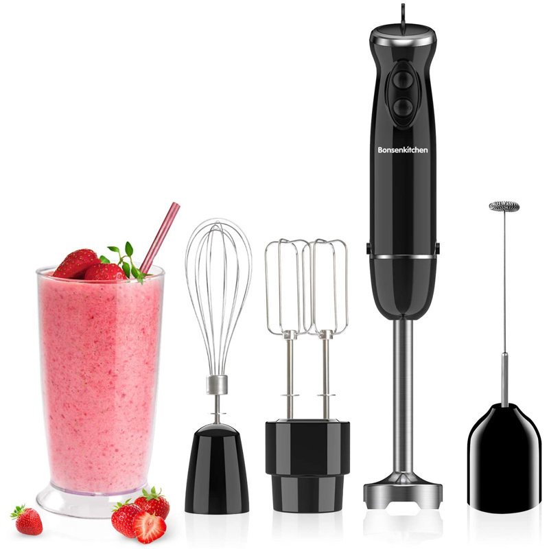Bonsenkitchen 12 Speed Hand Immersion Blender