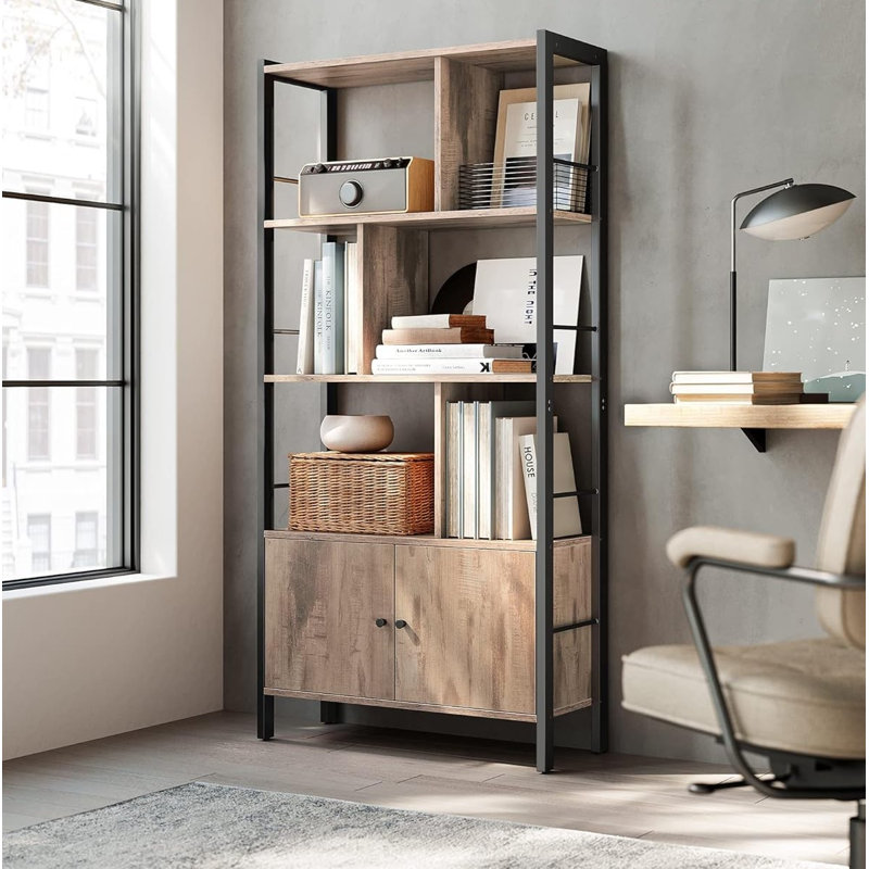 Bookcase, Toasted Oak + Black