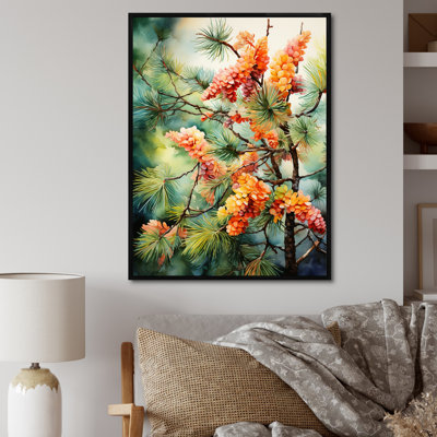 «Pine Tree Autumn Symphony I» sur toile
