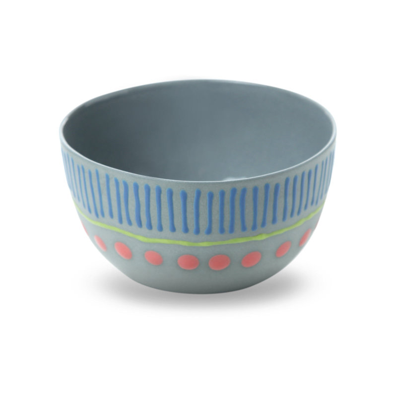 Coconut Handmade Bowl, Grey, 10 Cm