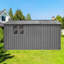 Metal Garden Shed, Outdoor Storage Shed With Window, Goods Shelves-125055647