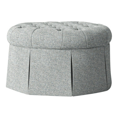 Alma Round Ottoman