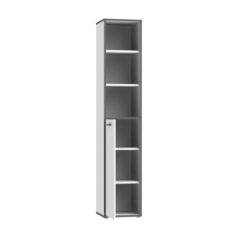 Bibeau 226.4cm H x 44.8cm W Standard Bookcase