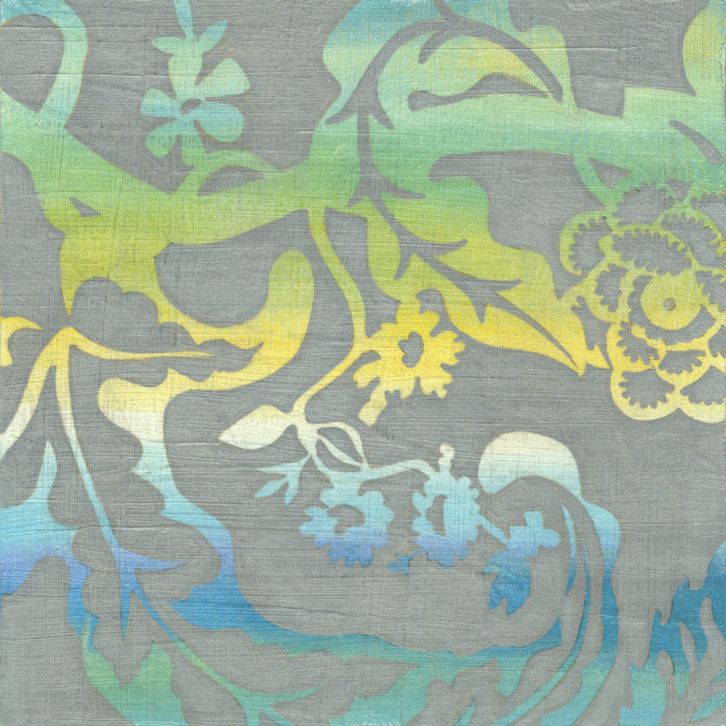Ombre Garden II by Chariklia Zarris - Wrapped Canvas Painting, 122cm H x 122cm W
