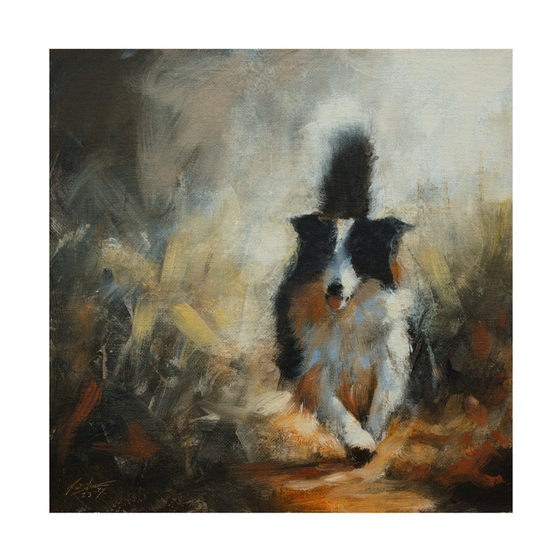 Art sur toile, bolle John, H 14 po x l 14 po