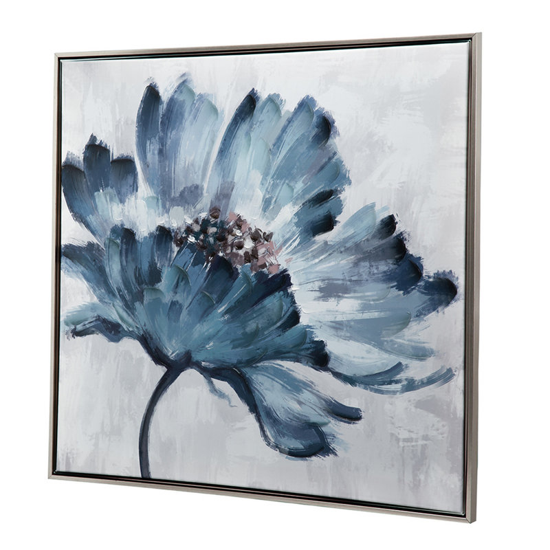 Floral encadré sur toile