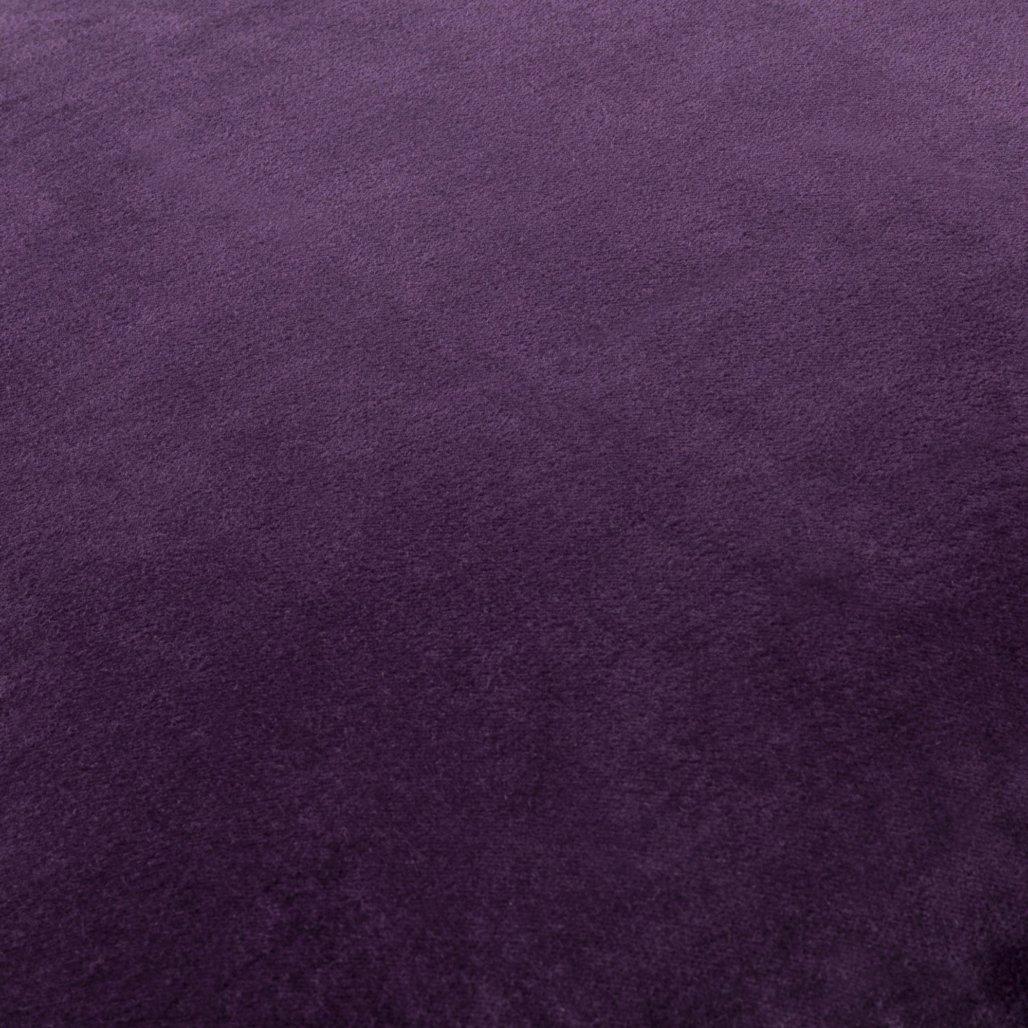 Denny Velvet Throw Pillow , Purple, Polyester/Polyfill, 20"H x 20"W