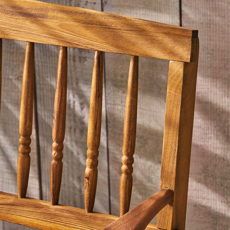 Banc en bois Imperial, siège d'une hauteur de 22,92 pouces